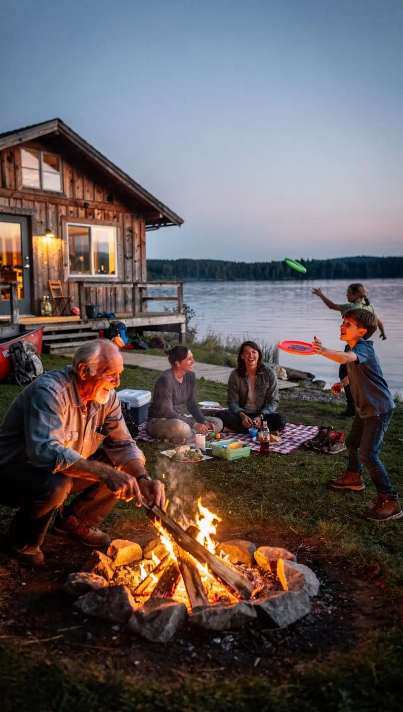 Dzieci uczące się o przyrodzie w interaktywnym centrum edukacyjnym.