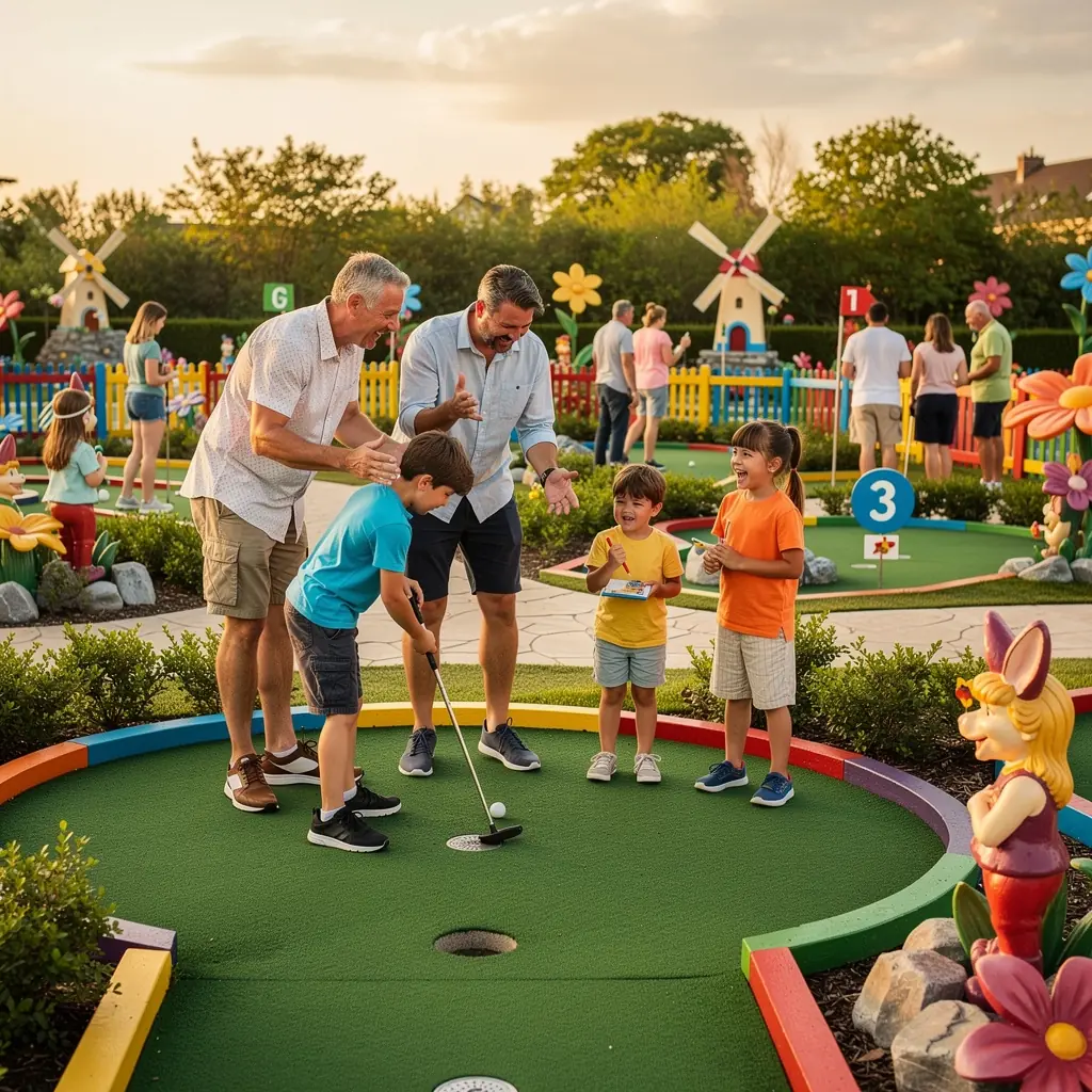 Rodzina spacerująca po parku narodowym w Stanach Zjednoczonych.